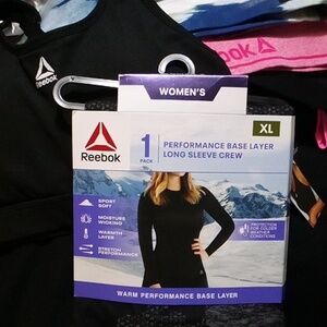 Reebok Performance Base Layer LONG sleeve crew size XL